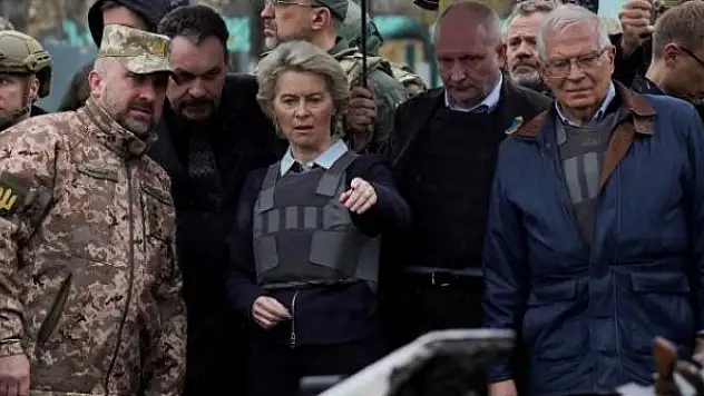 AB Komisyonu Başkanı von der Leyen Ukrayna'da