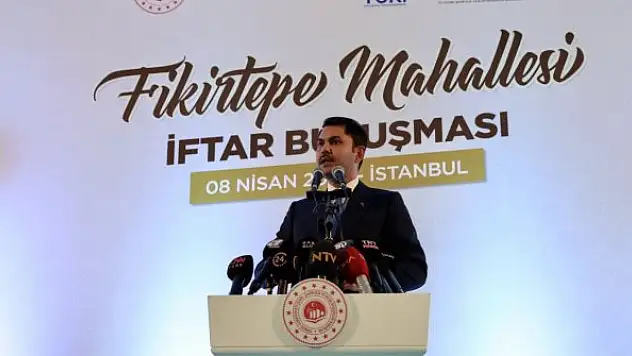 Bakan Kurum: İstanbul'un kalbi Fikirtepe'de atacak