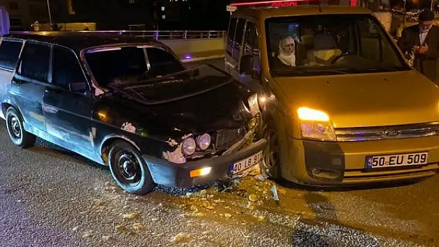 Nevşehir'de trafik kazası: 1 yaralı