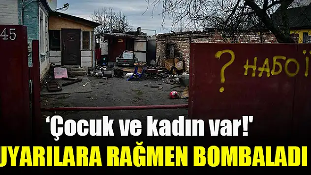 Rus ordusu, Andriivka köyünü 'çocuk ve kadın var' yazılarına rağmen bombaladı