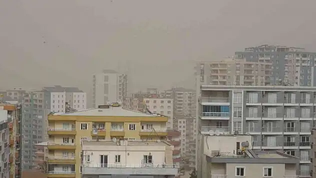 Toz taşınımı görüş mesafesini düşürdü