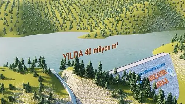 Yeni inşa edilecek barajla yıllık 6 milyon kilovat elektrik üretilecek