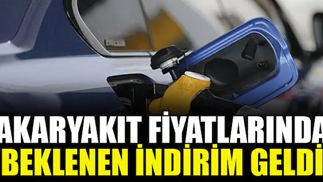 Akaryakıt fiyatlarında beklenen indirim geldi