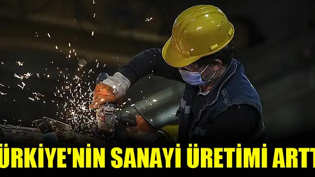 Türkiye'nin sanayi üretimi arttı