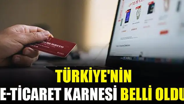 Türkiye'nin e-ticaret karnesi belli oldu