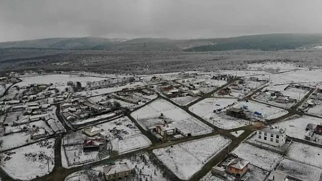 İlkbahar karı görsel şölen oluşturdu