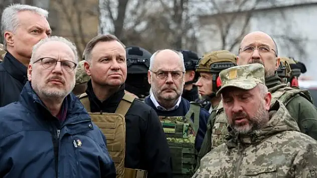 Estonya, Polonya, Letonya ve Litvanya liderleri Zelenski ile görüştü