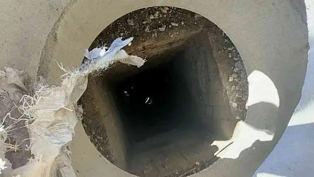 Rögar kuyusuna düşen koyun kurtarıldı