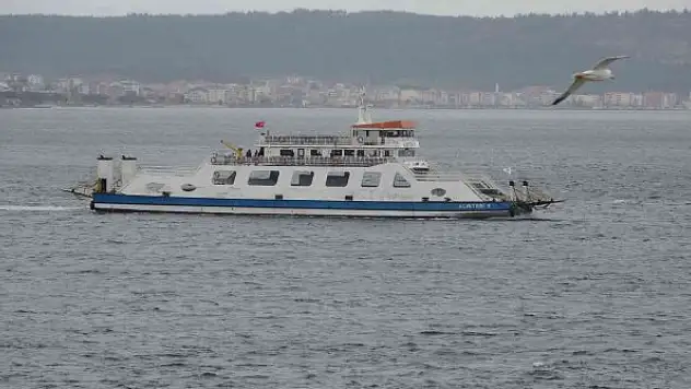 Bozcaada seferlerine fırtına engeli