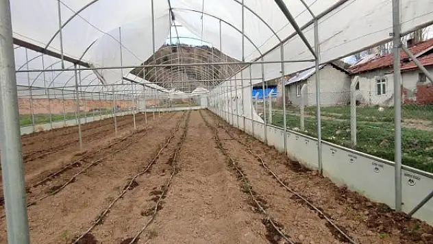 Şiddetli rüzgar seralara zarar verdi