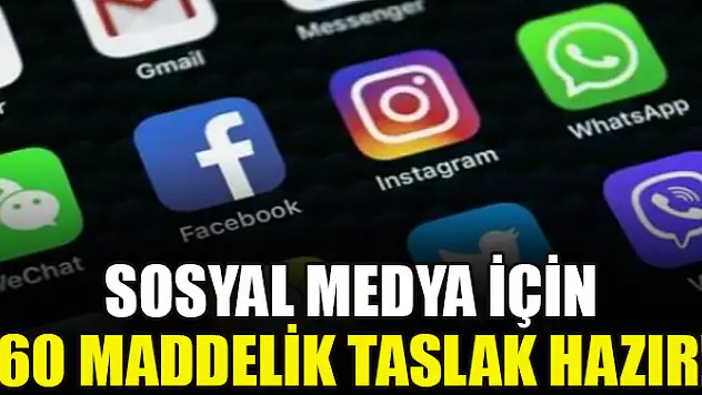 Sosyal medya için 60 maddelik taslak hazır!