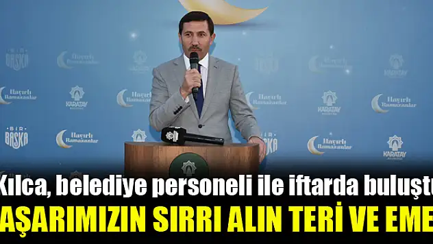 Karatay'daki başarının sırrı alın teri ve emek