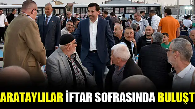 Karatay'da mahalle iftarları sona erdi