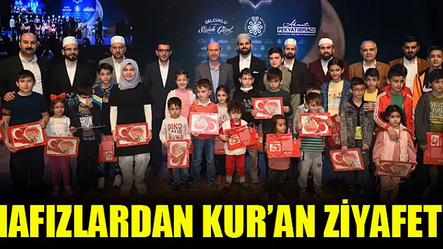 Selçuklu'da hafızlardan Kur'an ziyafeti