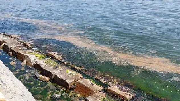 Marmara Denizi yine turuncuya büründü