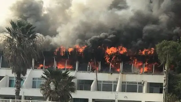 Adana'da otel yangını
