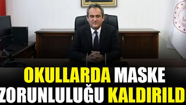 Okullarda maske zorunluluğu kaldırıldı
