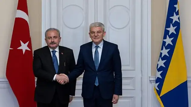 Şentop, Bosna Hersek'te Dzaferovic ile görüştü