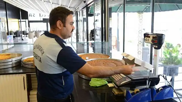 Bayram öncesi tatlıcılara denetim