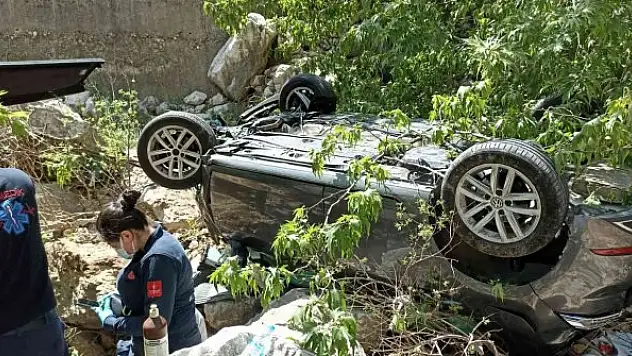 Trafik kazası 3 yaralı