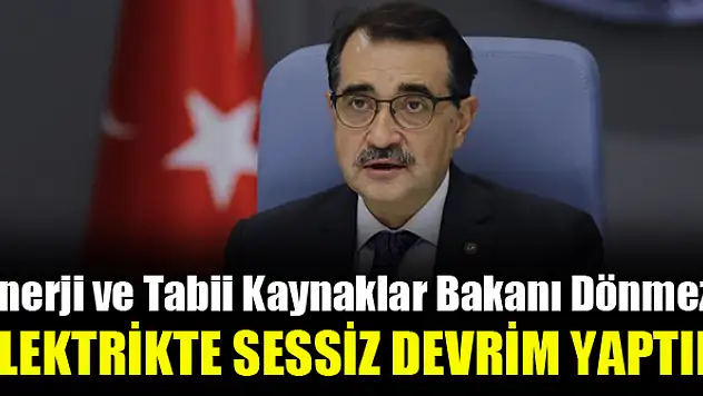 Dönmez: Sessiz devrim yaptık