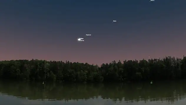 Venüs ve Jüpiter yakınlaşması, bugün ve yarın sabaha kadar gözlemlenecek