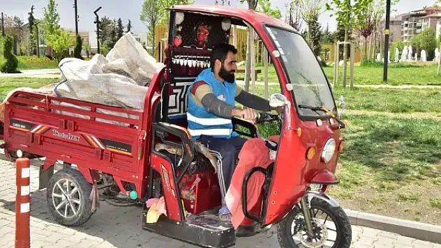 Battalgazi'de hurda ve atık kağıt toplayıcıları kayıt altında