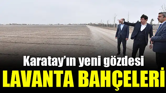 Karatay'ın yeni gözdesi Lavanta Bahçesi