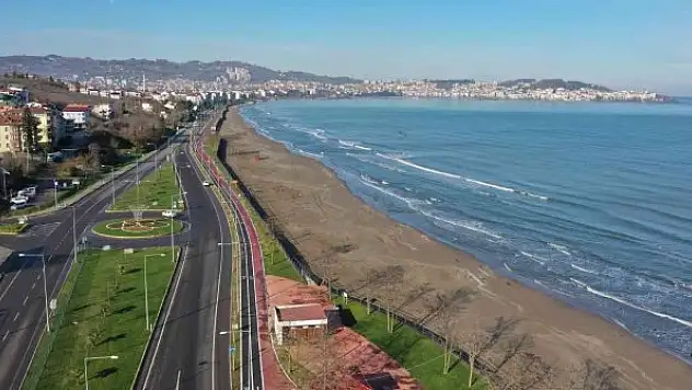 Ünye'nin sahiline yeni silüet