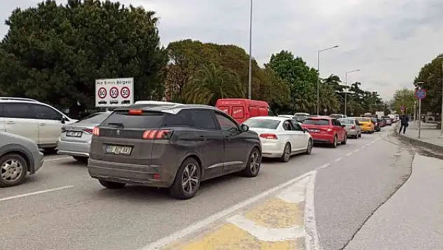 Bayram sonrası trafik yoğunluğu