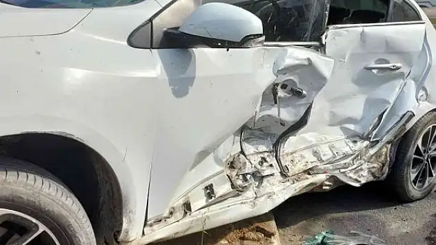 Trafik kazası 1 yaralı