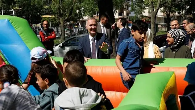 Dezavantajlı çocuklar gönüllerince eğlendi