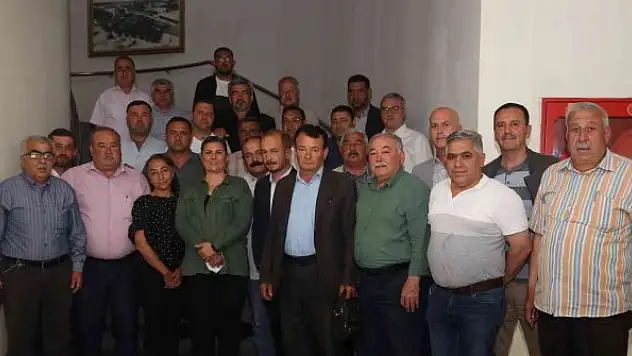 Germencikli muhtarlar Başkan Çerçioğlu ile görüştü