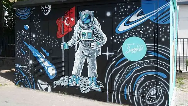 Trafolar sanat eserine dönüştürülüyor