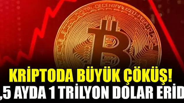 Kriptoda büyük çöküş! 1,5 ayda 1 trilyon dolar eridi