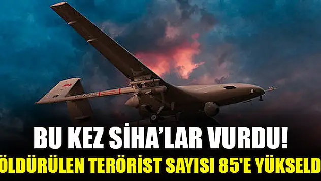 MSB duyurdu: Öldürülen terörist sayısı 85'e yükseldi