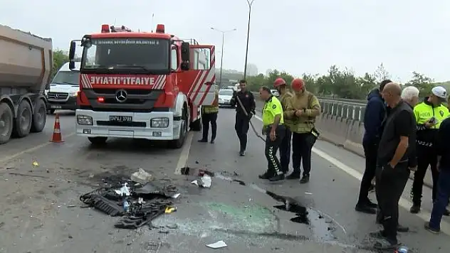 Sabiha Gökçen Havalimanı yolunda zincirleme trafik kazası: 2 yaralı