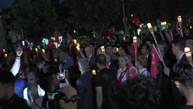 Gaziantep'te coşkulu Fener alayı yürüyüşü