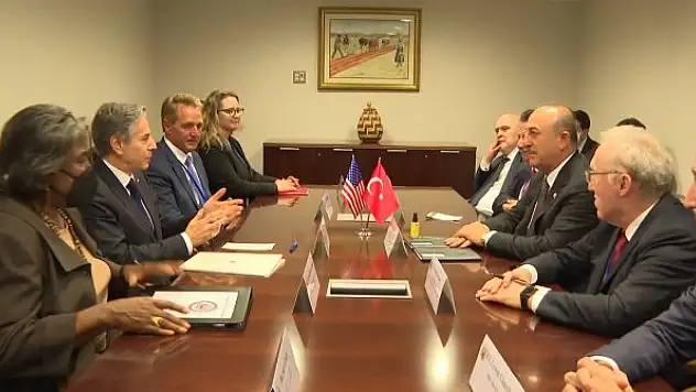 Çavuşoğlu, ABD Dışişleri Bakanı Blinken ile görüştü