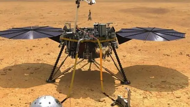 NASA, Mars keşif aracı InSight'a veda ediyor