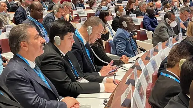 Bakan Koca, 75'inci Dünya Sağlık Asamblesi'nde konuşacak