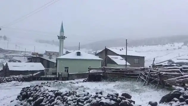 Mayıs karı her yeri beyaza bürüdü