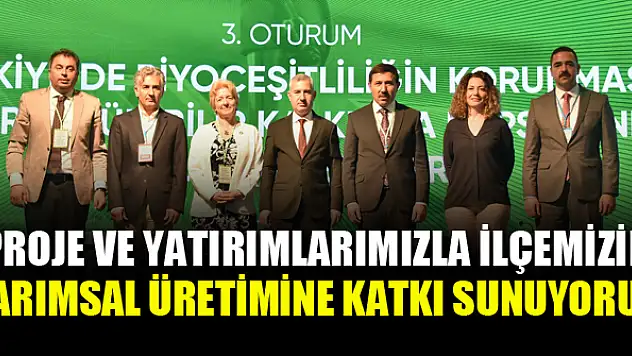 'Karatay'ın tarımsal üretimine katkı sağlıyoruz'
