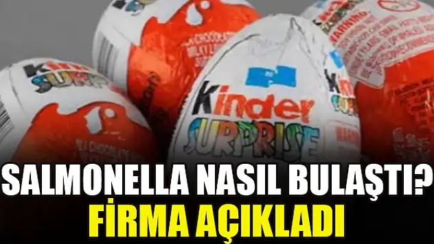 Salmonella nasıl bulaştı? Firma açıkladı