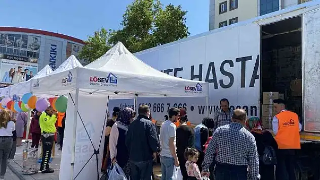 LÖSEV 'İyilik Tırı' Niğde'de