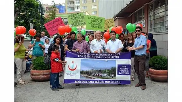 'Ramazan da Sağlıklı Besleniyoruz' yürüyüşü