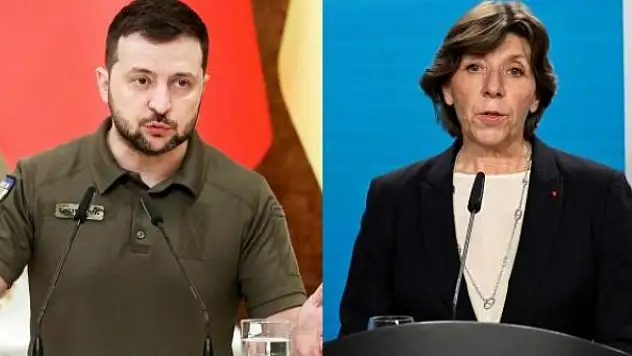 Fransa Dışişleri Bakanı Colonna, Zelenskiy ile görüştü