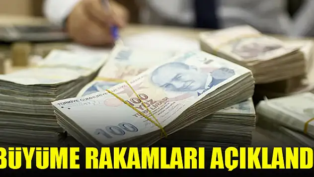 Büyüme rakamları açıklandı