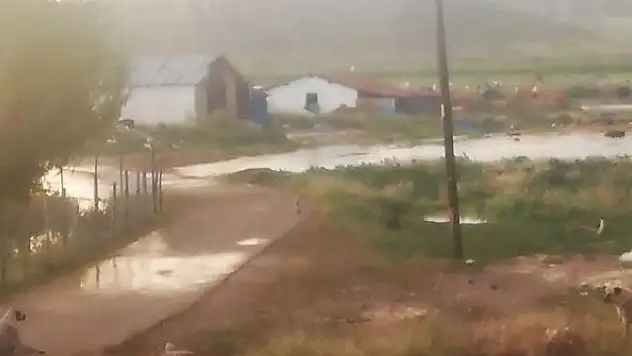 Yağış sonrası Kula köyü sular altın kaldı