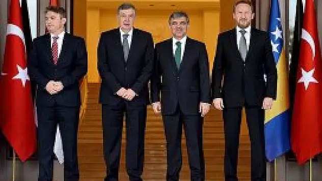 Çankaya Köşkü'nde Üçlü Balkan Zirvesi